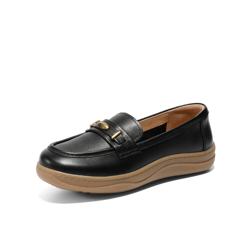 森达乐福鞋女2026春新商场同款时尚一脚蹬厚底单鞋4CFF6AA6