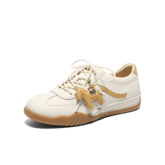 森达阿甘鞋女2026夏季新款商场同款德训小白板鞋4NRE5BM6