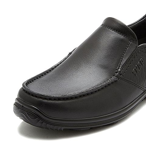 SKAP/圣伽步秋冬专柜同款牛皮商务正装套脚男皮单鞋20711832