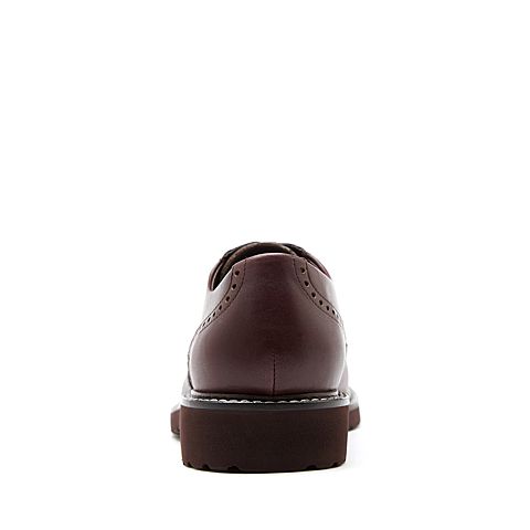 SKAP/圣伽步春夏专柜同款英伦牛皮革布洛克商务休闲男皮单鞋20710672