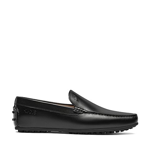 SKAP/圣伽步春夏专柜同款黑色牛皮商务男皮单鞋20812821