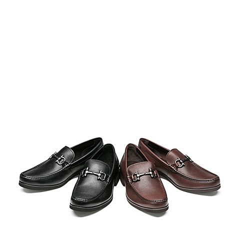 SKAP/圣伽步春夏专柜同款牛皮革商务男皮单鞋20812582