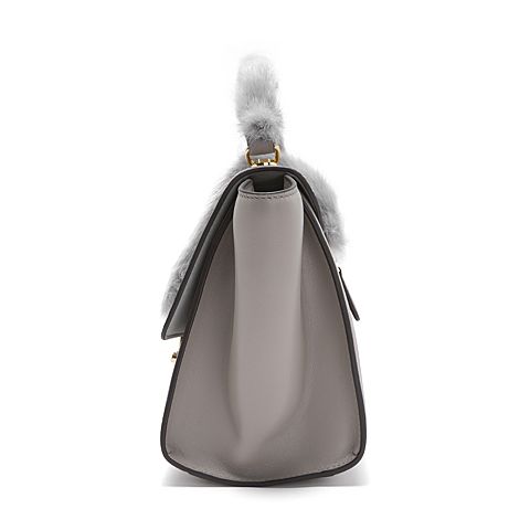 SKAP/圣伽步秋冬专柜同款牛皮毛毛翅膀女手提斜挎包10826531