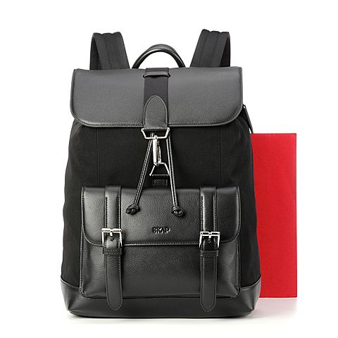 SKAP/圣伽步春专柜同款牛皮时尚休闲男双肩背包20921251