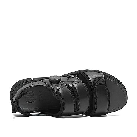 SKAP/圣伽步2020夏新款专柜同款简约魔术贴男凉鞋N10A7001