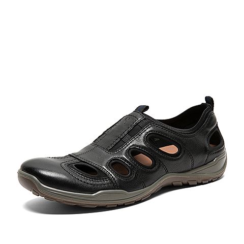 SKAP/圣伽步2020夏新款商场同款复古镂空男休闲鞋NNEAE301