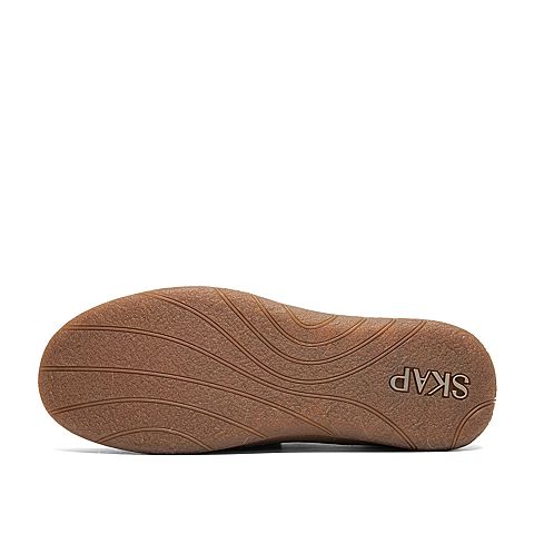 SKAP/圣伽步2020夏新款专柜同款简约懒人鞋男休闲皮鞋NE0AD801