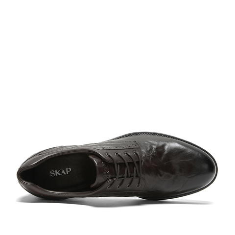 SKAP/圣伽步2020秋季新款牛皮革商务正装系带男皮鞋NNEA6307