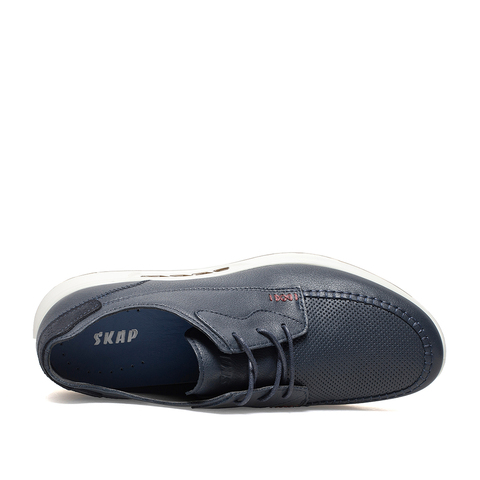 SKAP/圣伽步2021春季新款商场同款牛皮革系带运动休闲男鞋NNEA4908
