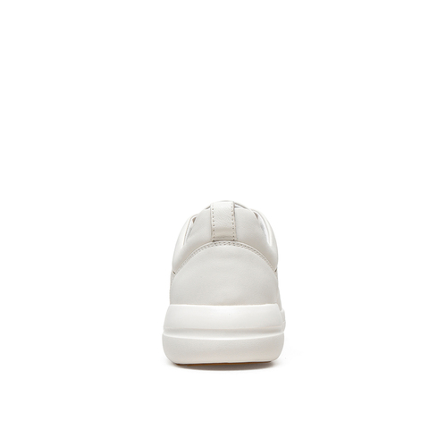 SKAP/圣伽步2021春季新款牛皮革系带小白鞋舒适平底女休闲鞋NE0BH318