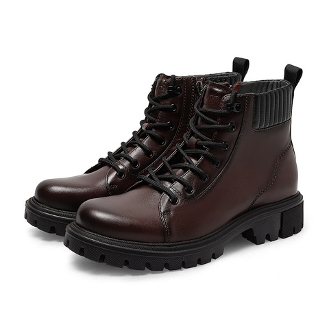 SKAP圣伽步2021冬季新款商场同款牛皮革时尚厚底马丁靴男靴A1L03DD1