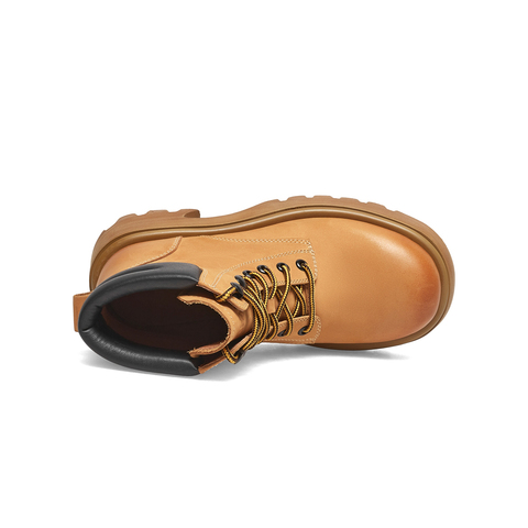 SKAP圣伽步2022冬季新款商场同款厚底大黄靴马丁靴女短靴ADV01DD2
