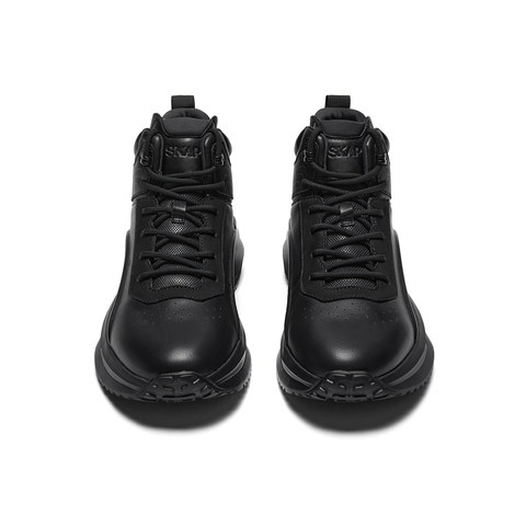 SKAP圣伽步2023新款男士单鞋高帮休闲运动鞋皮鞋A4M08DD3