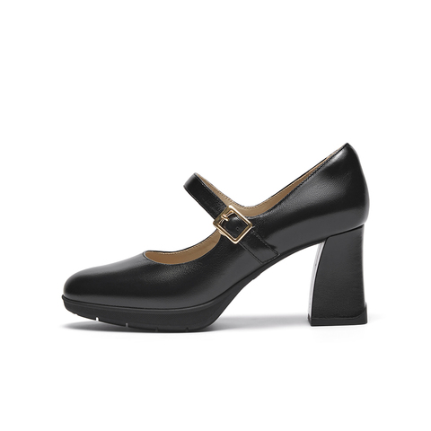圣伽步SKAP2023秋季新款商务女鞋高跟单鞋AES06CQ3
