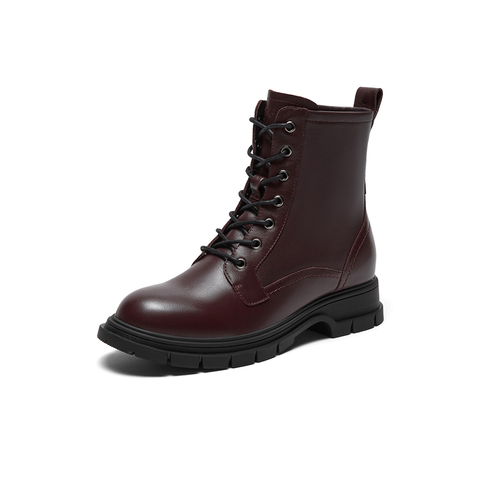 SKAP圣伽步商务休闲女靴短靴马丁靴ADX03DD3