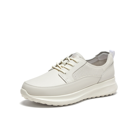 SKAP圣伽步2024春季新款商场同款简约厚底系带男休闲鞋A3R18AM4