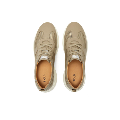 SKAP圣伽步2024春季新款商场同款透气网面舒适男休闲鞋A5J05AM4
