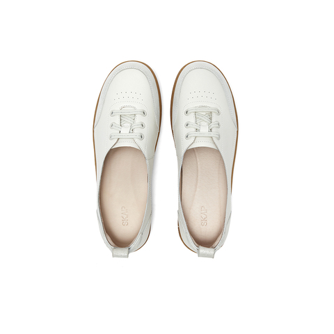 SKAP圣伽步2024春季新款免系带舒适平底浅口女休闲单鞋ACD11AA4