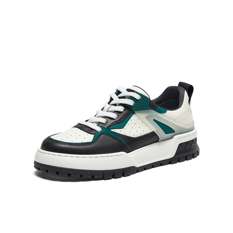 SKAP圣伽步2024春季新款商场同款时尚撞色厚底男休闲板鞋A6D01AM4