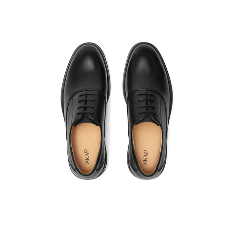 SKAP圣伽步2024秋季新款牛皮革商务正装牛津鞋男士皮鞋A6R04CM4