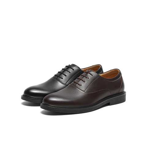 SKAP圣伽步2024秋季新款牛皮革商务正装牛津鞋男士皮鞋A6R04CM4