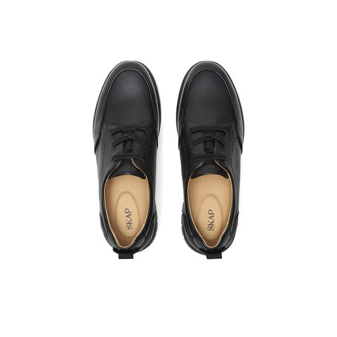 SKAP圣伽步2024秋季新款商场同款舒适牛皮革男休闲鞋A5R11CM4