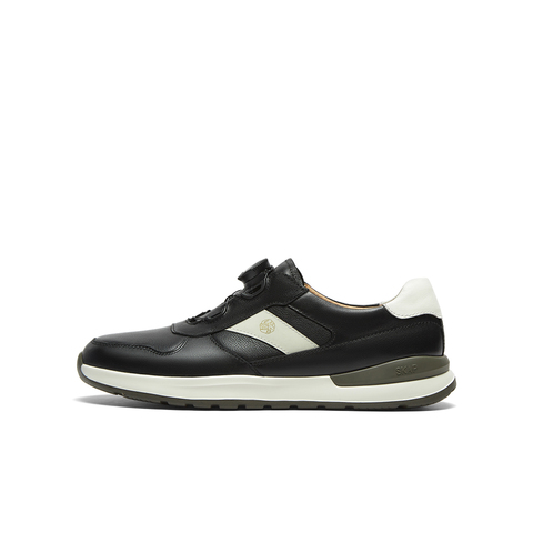 SKAP圣伽步2024秋季新款商场同款舒适大底牛皮革男休闲鞋A6H06CM4