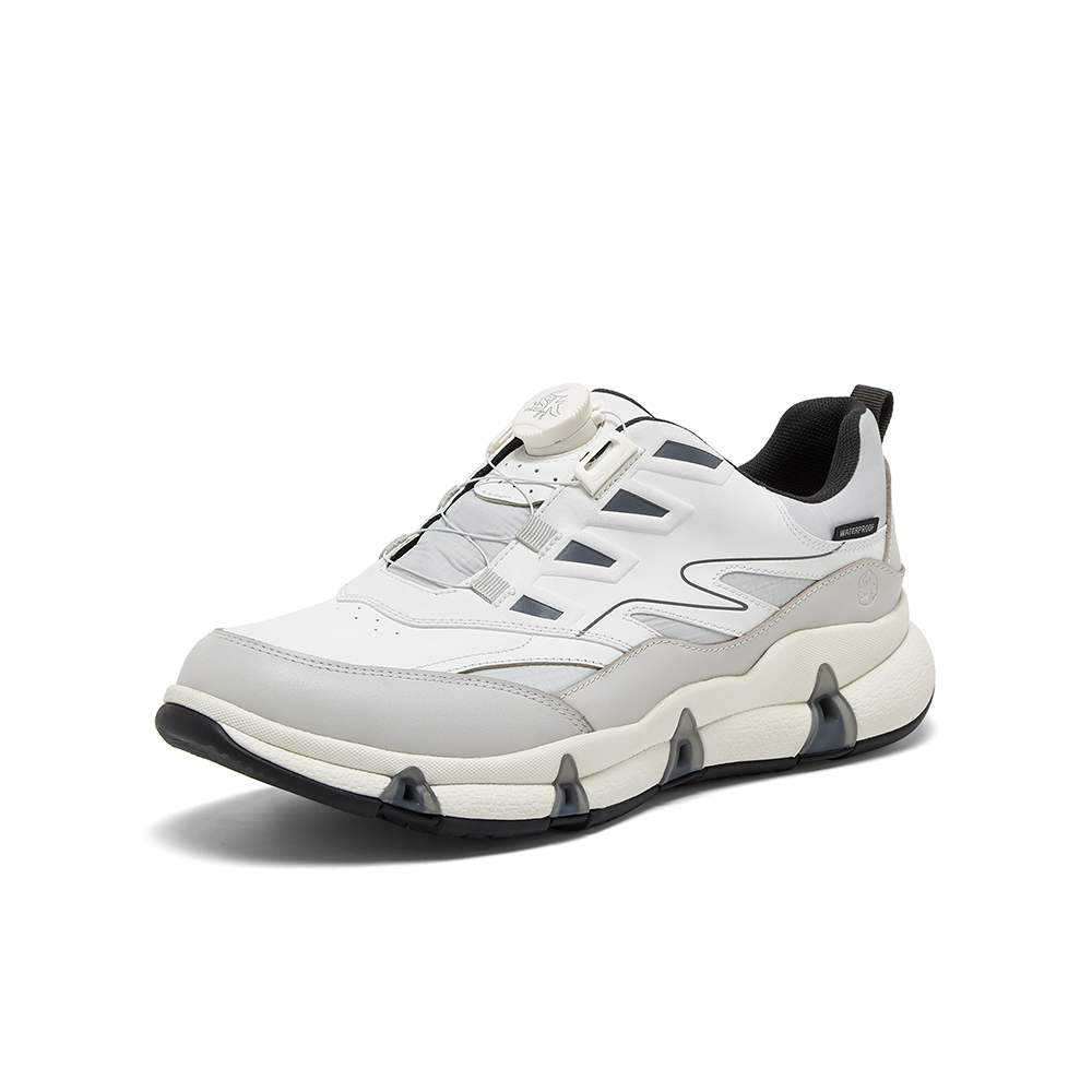SKAP圣伽步2024秋季新款商场同款撞色防水便携系带男运动鞋A1H06CM4