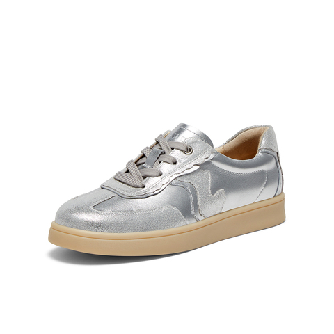 SKAP圣伽步2024秋季新款商场同款时尚休闲松紧带深口女板鞋AGR03CM4