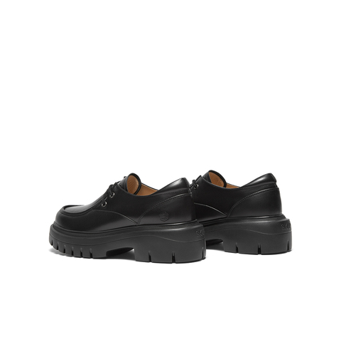 SKAP圣伽步2024秋季新款商场同款系带厚底女深口休闲皮鞋鞋AFH11CM4