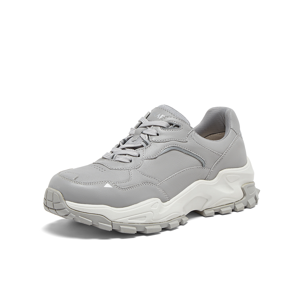 SKAP圣伽步2024秋季新款商场同款时尚厚底系带女休闲运动鞋AGW02CM4