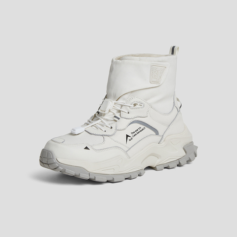 SKAP圣伽步女鞋2024冬季新款厚底系带时尚旅游户外女款运动靴