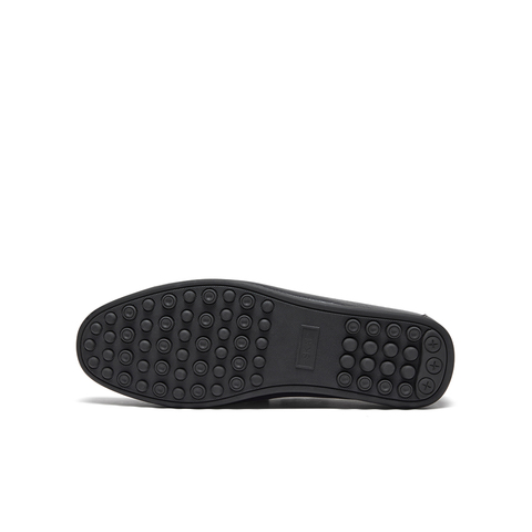 SKAP圣伽步男鞋2024秋季新款日常平跟豆豆鞋一脚蹬舒适男休闲皮鞋