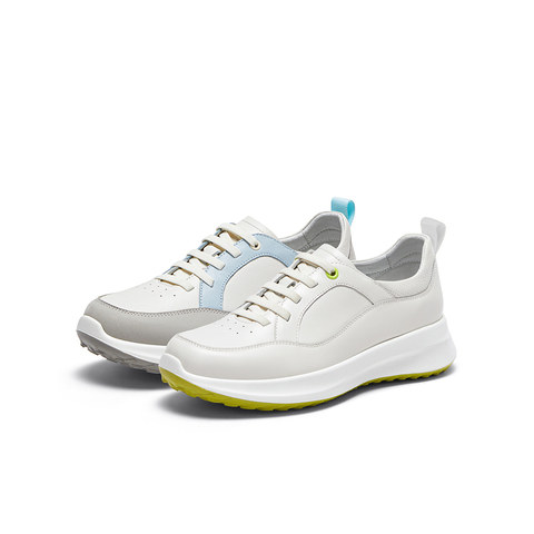 SKAP圣伽步2024秋季新款简约日常轻质厚底运动纯色女款休闲鞋