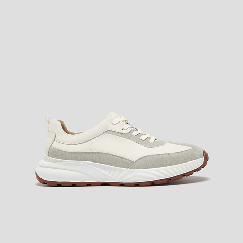 SKAP圣伽步男鞋2024秋季新款户外运动舒适系带厚底拼色男款休闲鞋