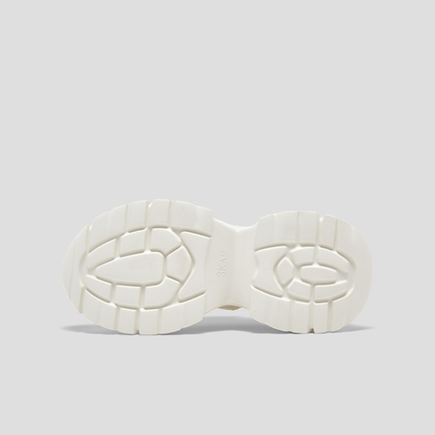 SKAP圣伽步女鞋2024秋季新款运动休闲厚底老爹系带纯色女款旅游鞋