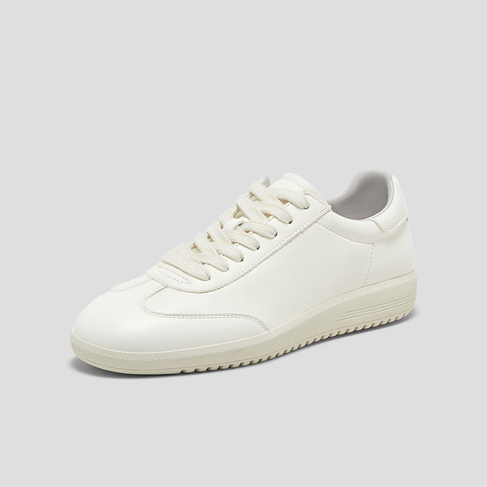 SKAP圣伽步女鞋2024秋季新款复古简约阿甘轻便系带日常女款休闲鞋