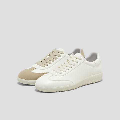 SKAP圣伽步女鞋2024秋季新款复古简约阿甘轻便系带日常女款休闲鞋