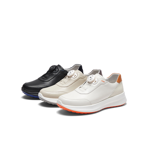 SKAP圣伽步女鞋2024秋季新款日常简约旋转扣舒适厚底女款休闲鞋