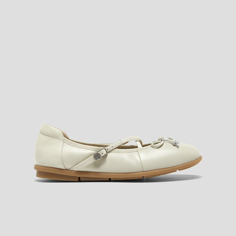 SKAP圣伽步女鞋2024秋季新款蝴蝶结平跟日常弹力舒适气质女休闲鞋