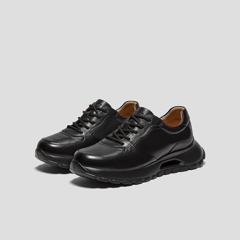 SKAP圣伽步男鞋2024秋季新款户外厚底系带舒适旅游男款休闲运动鞋