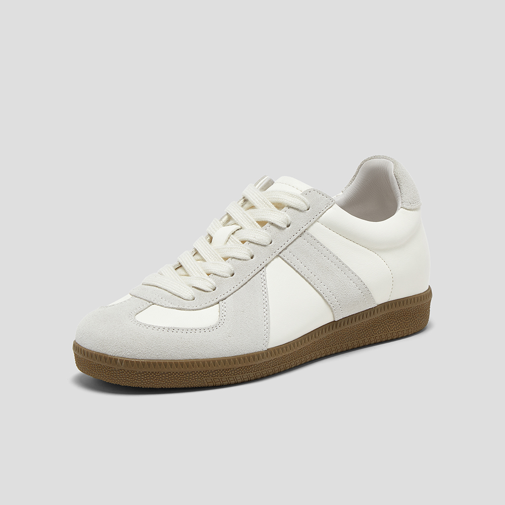 SKAP圣伽步女鞋2024秋季新款德训日常舒适复古通勤系带女款休闲鞋