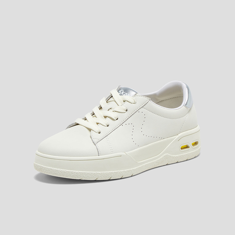 SKAP圣伽步女鞋2024秋季新款简约厚底系带轻便日常女款休闲运动鞋