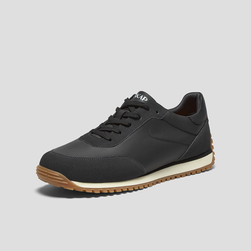 SKAP圣伽步男鞋2024秋季新款轻便时尚软底舒适系带运动男士休闲鞋