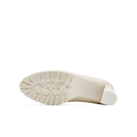 SKAP圣伽步2024秋季新款气质高跟鞋通勤方根套脚休闲浅口女款单鞋