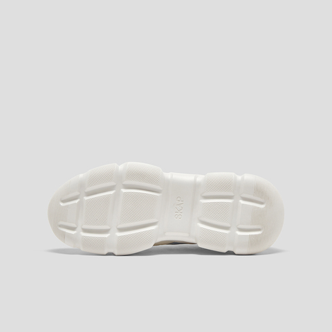 SKAP圣伽步女鞋2025春季新款系带厚底透气旅游户外女运动鞋