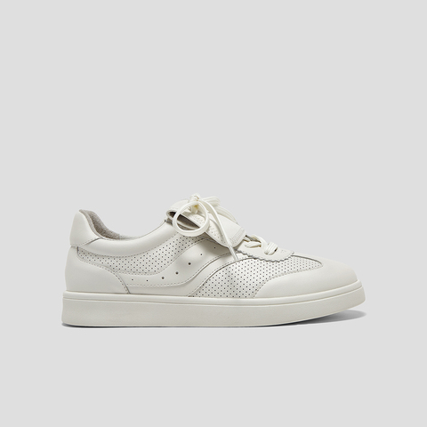 SKAP圣伽步女鞋2025春季新款翻鞋舌通勤厚底女休闲德训鞋