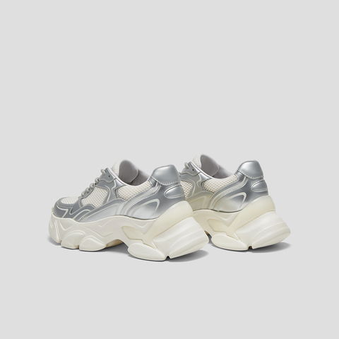 SKAP圣伽步女鞋2025春季新款运动户外厚底增高透气女款老爹鞋