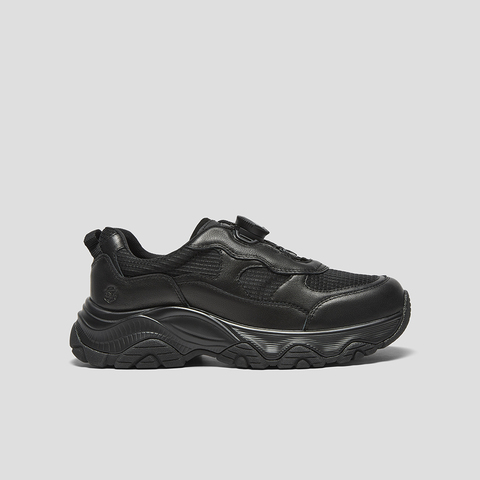 SKAP圣伽步女鞋2025春季新款厚底旋转扣户外女款休闲运动鞋