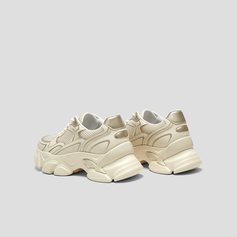 SKAP圣伽步女鞋2025春季新款运动户外厚底增高透气女款老爹鞋